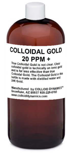 Colloidal Gold 32 ounce bottle